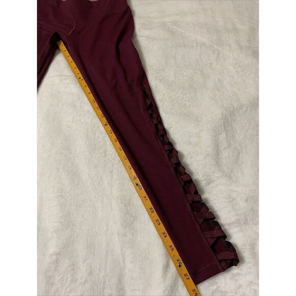 Victoria’s Secret Leggings Small Purple Sport Knockout Tight Full-Length Ribbon - Picture 7 of 7